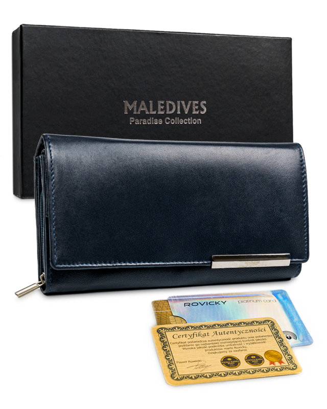 Кошелек женский MALEDIVES RD-12-GCL-M BLUE